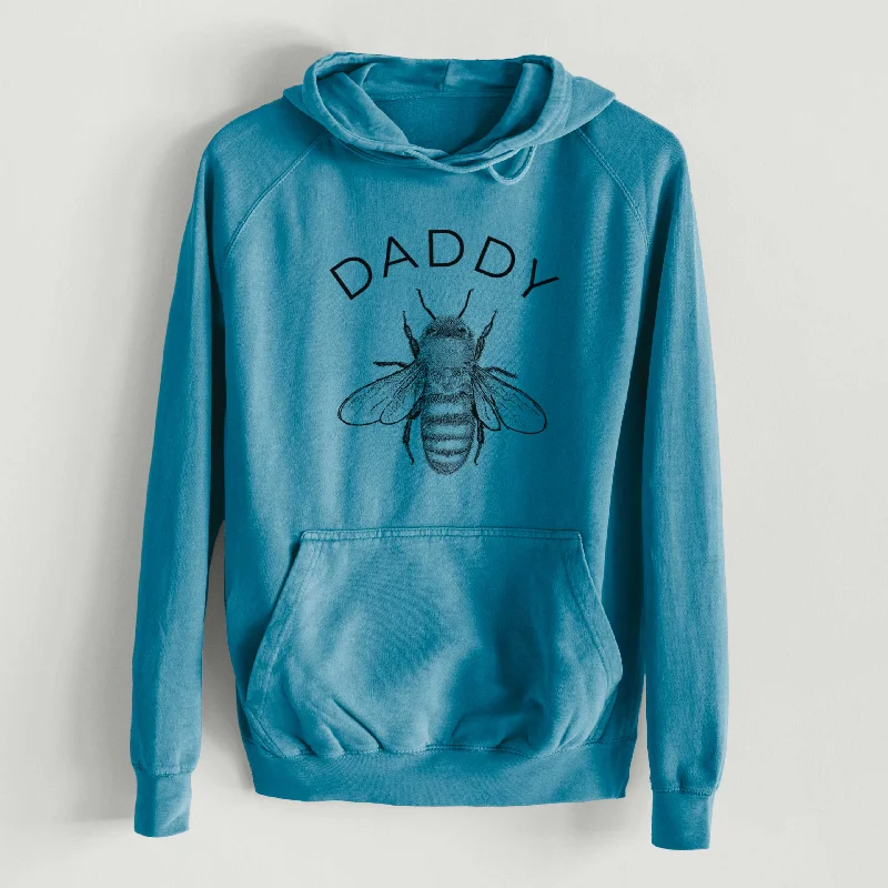 Online Only Daddy Bee  - Mid-Weight Unisex Vintage 100% Cotton Hoodie
