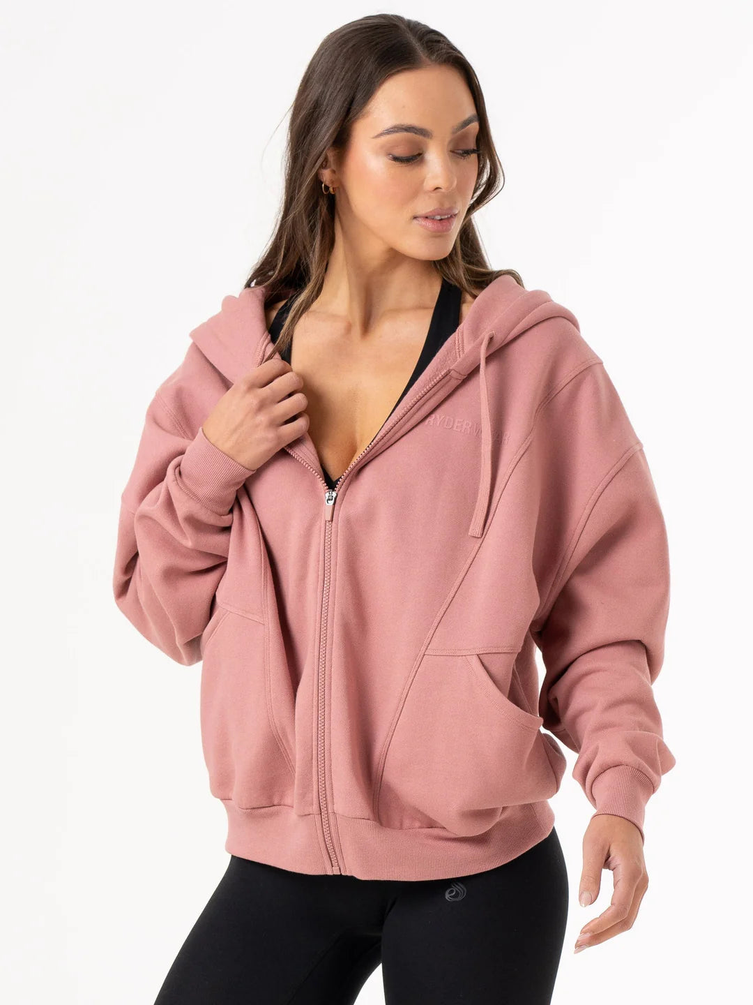 Instant Savings Ryderwear | Unisex Track Jacket - Dusty Pink
