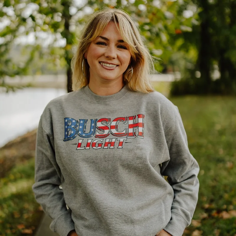 Members Only Busch Light Stars & Stripes Crewneck Sweatshirt
